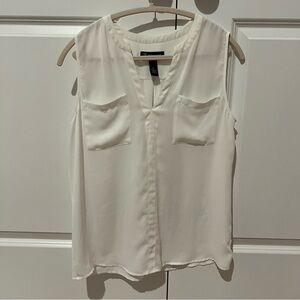 I-N-C International Concepts White Dress Blouse